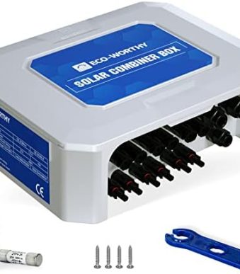 eco-worthy improved 6 string solar pv combiner box