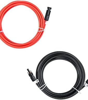 jjn 10awg 20ft solar extension cables for solar system