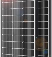 jjn 200w 12v solar panel 2-pack for off-grid systems