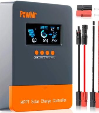 Temank Latest Version: 60A MPPT Solar Charge Controller with LCD Display