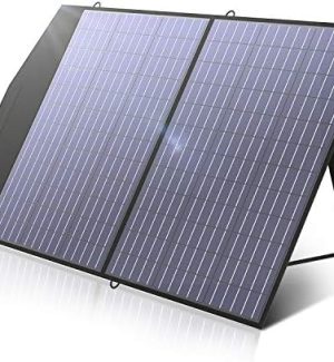 allpowers portable 100w solar panel kit for outdoor power needs