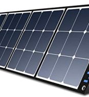 portable 120w solar panel for bluetti solar generators