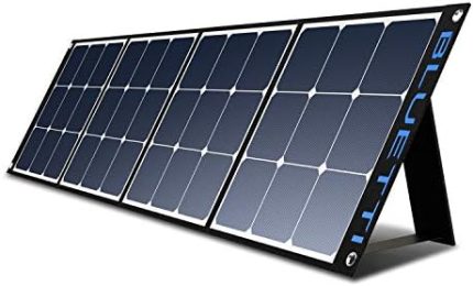 portable 120w solar panel for bluetti solar generators