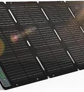 portable acacia 120w solar panel for power stations and camping