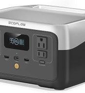 portable ef ecoflow river 2 power station for home/camping/rvs