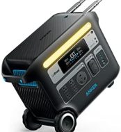 anker solix portable power station with solar generator for home & rvs