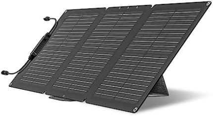 ef ecoflow portable and lightweight 60w solar panel for power stations