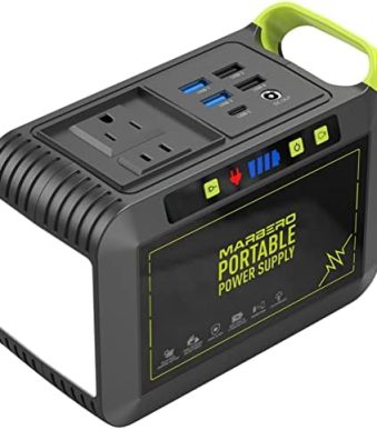 marbero 88wh portable power station for camping and emergencies
