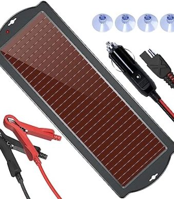 powoxi portable solar charger for various vehicles and outdoor sports