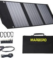 MARBERO Portable solar panel charger for camping and outdoor activities