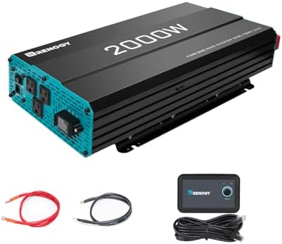 Renogy 2000W Pure Sine Wave Inverter: Ideal for Home, RV, and Off-Grid