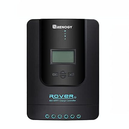 renogy rover 40a mppt solar charge controller for multiple batteries