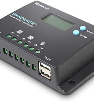 Renogy Wanderer 10A Solar Charge Controller with LCD Display