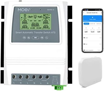 moes smart automatic transfer switch for off-grid solar/wind system