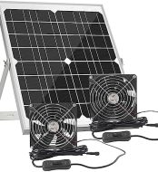 solar panel dual fan 20w for chicken coops