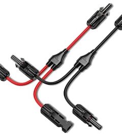 bateria power solar panel y-branch cable with 30a power connectors
