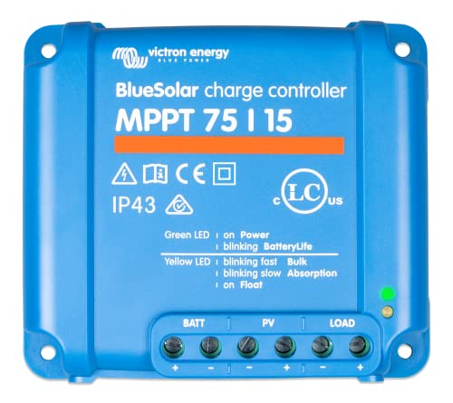 victron energy bluesolar mppt 75v 15a charge controller