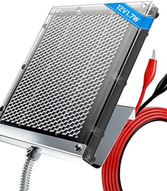 powoxi waterproof 12v 1.7w solar panel for deer feeder