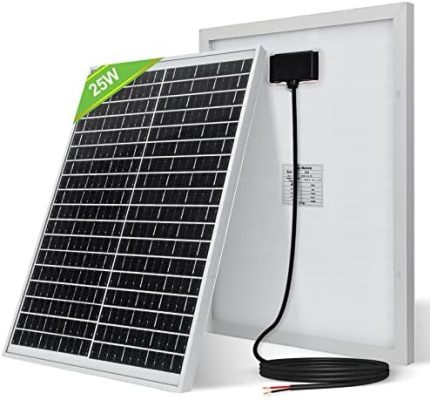eco-worthy waterproof 25w solar panel for rv