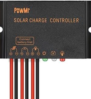 powmr waterproof pwm solar charge controller for caravan and boat