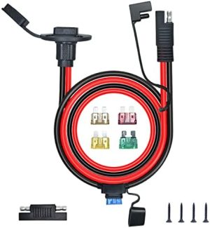 weatherproof sae quick connect plug for solar generator