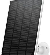 zumimall solar panel with 10ft usb cable for outdoor security camera