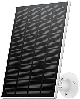 zumimall solar panel with 10ft usb cable for outdoor security camera