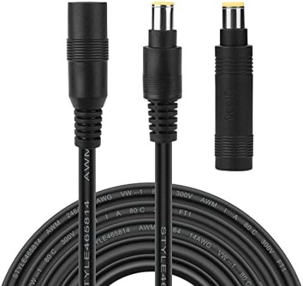 igreely 10ft 8mm extension cable for solar generators