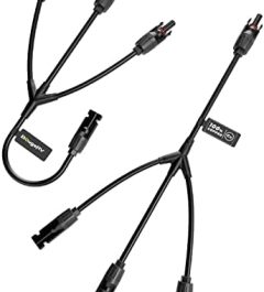bougerv solar y branch connectors