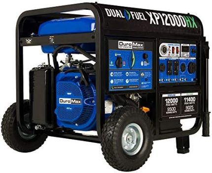 DuroMax XP12000HX: Dual Fuel Portable Generator, CO Alert