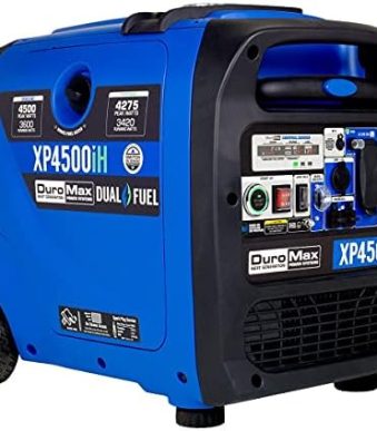 powerful duromax xp4500ih dual fuel inverter generator
