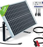 eco-worthy 25w 12v off-grid solar panel kit for car rv marine boat