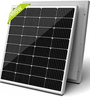 newpowa 100w 12v monocrystalline solar panel for rv