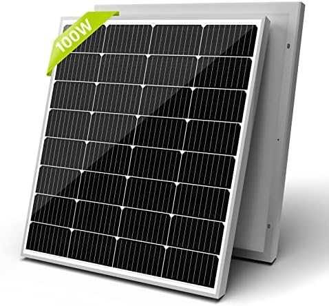 newpowa 100w 12v monocrystalline solar panel for rv