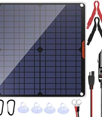 oymsae portable 20w 12v solar panel