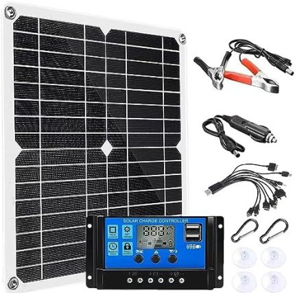 ovfioaji 200w solar panel kit: versatile power solution bundle