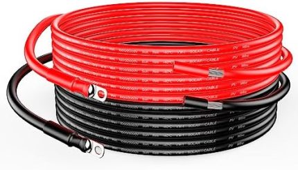 RICH SOLAR 10AWG 10' Tray Cable: Controller-Battery Connection