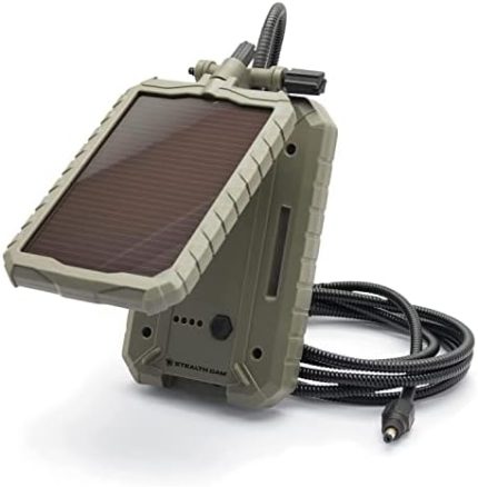 stealth durable sol-pak solar battery pack for trail cameras