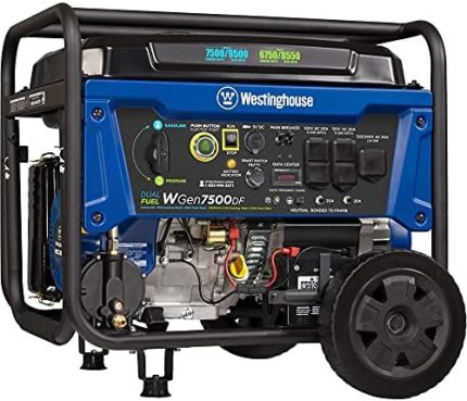 westinghouse 9500 peak watt dual fuel backup generator