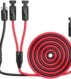 Bateria Power 10.8FT Y-Branch Solar Connectors Extension Cable