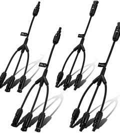 BougeRV Solar Y Branch Connectors 1 to 3: Parallel Panel Connections Kit
