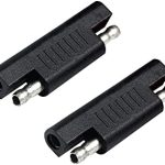 KUNCAN 2-Pack SAE Polarity Reverse Adapter for Solar Panel Chargers