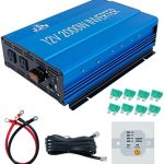 JJN 2000W Power Inverter 12V to 110V Remote Controller