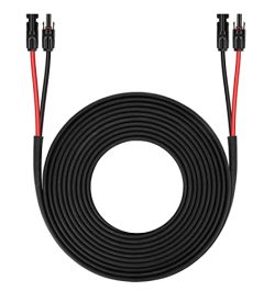Shirbly Solar Panel Extension Cable 25FT 10AWG for Outdoor Use