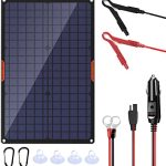 OYMSAE Solar Panel Trickle Charger 30W 12V