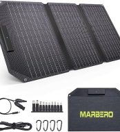 MARBERO 30W Foldable Solar Panel Charger with Multiple Outputs