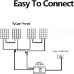 TINGEN 1000W Solar Grid Tie Inverter with LCD