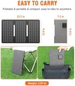 ENOFLO Portable Foldable 30W Solar Panel Charger for Camping