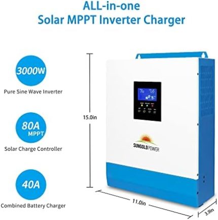 SGPWOSAY Hybrid Solar Inverter Charger 3000W DC 24V