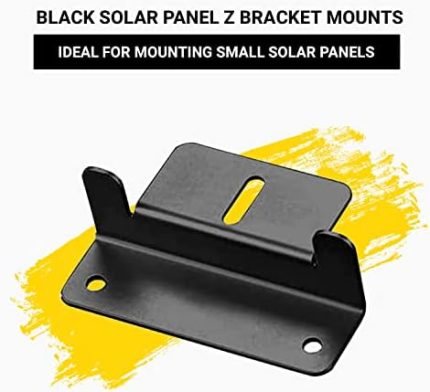 Spartan Power Black Solar Panel Z Bracket Mount